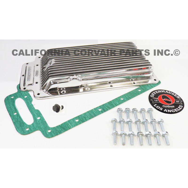 NEW POLISHED ALUMINUM OIL PAN KIT