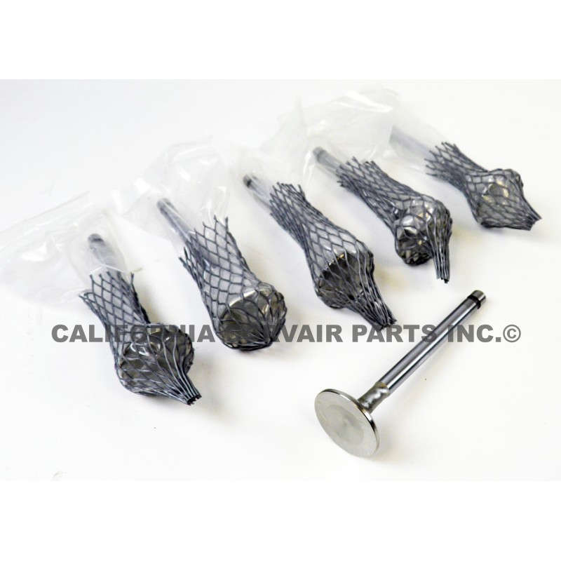 NEW SET (6) STAINLESS EXHAUST VALVES - 110 HP