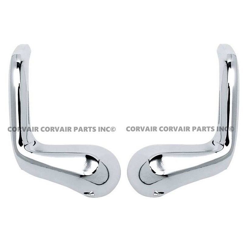 SET RECHROMED VENT WINDOW HANDLES - 1965-67
