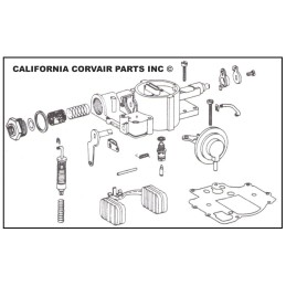 USED CARBURETOR TOP - 1961