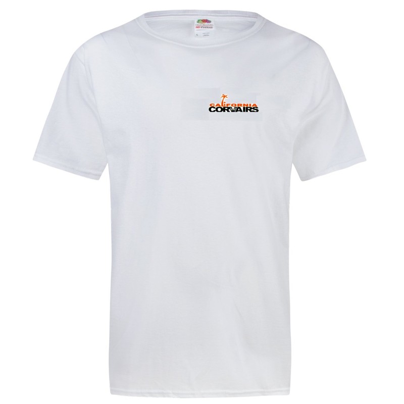 WHITE CALIFORNIA CORVAIRS T-SHIRT - 2XL LARGE WHITE CALIFORNIA CORVAIRS T-SHIRT - 2XL LARGE