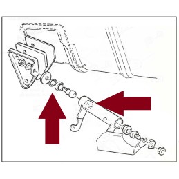 NEW CLUTCH CROSS SHAFT BUSHINGS