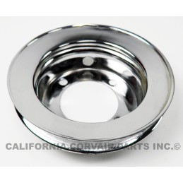 CHROME PLATED FAN PULLEY - 1965-69