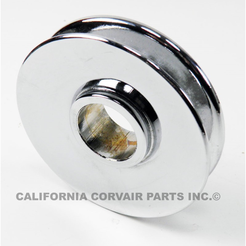 CHROME PLATED IDLER PULLEY - WHEEL ONLY