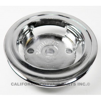 CHROME PLATED 5" CRANK PULLEY