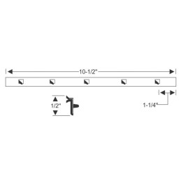 NEW CONVERT VENT REAR WEATHERSTRIPS - 1962-64