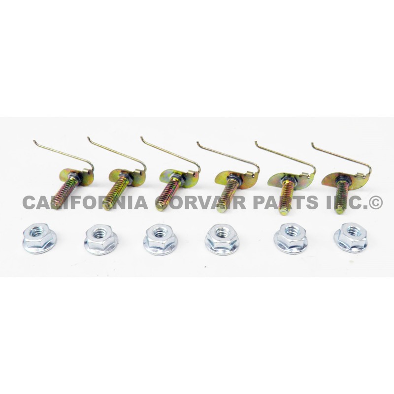 NEW SET (6) BELTLINE TRIM METAL RETAINERS