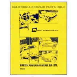 USED 1979 CROWN MFG. PARTS CATALOG