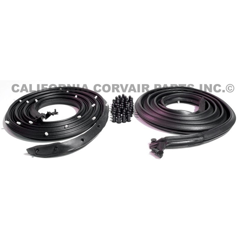 NEW SET CONVERTIBLE DOOR WEATHERSTRIPS - 1963-64