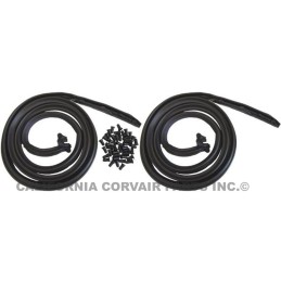 NEW SET CONVERTIBLE DOOR WEATHERSTRIPS - 1962