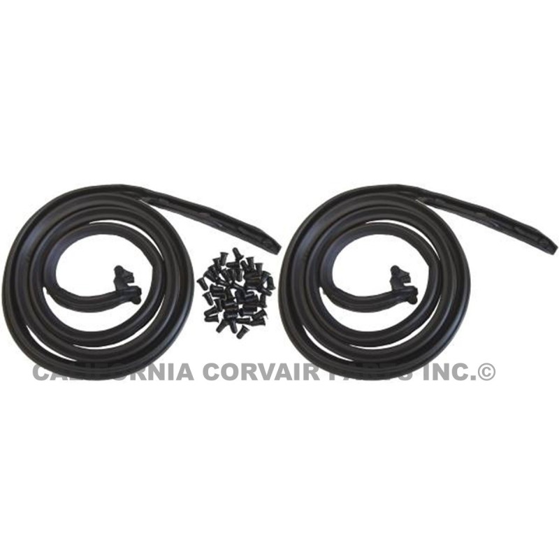 NEW SET CONVERTIBLE DOOR WEATHERSTRIPS - 1962