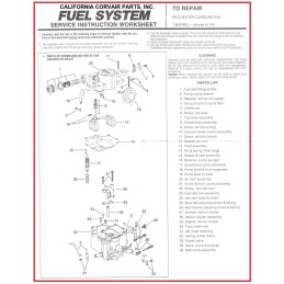 ONE (1) CARBURETOR SUPER DELUXE REBUILD KIT