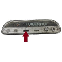 USED ENGINE WARNING LGHTS DASH LENS - 1960-64