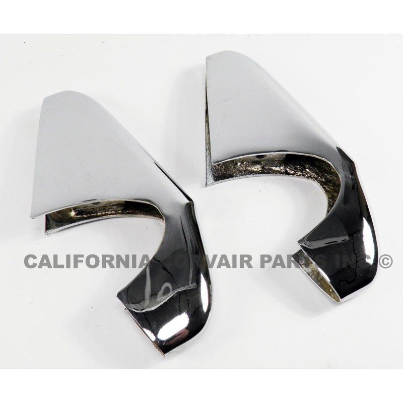 RECHROMED FRONT BUMPER GUARDS - 1965-69