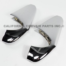 RECHROMED FRONT BUMPER GUARDS - 1965-69