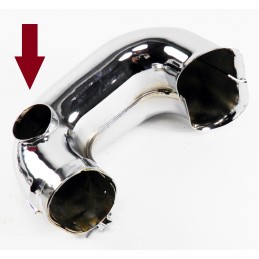 CHROMED AIR CLEANER INTAKE 1.25" PIPE - 1960