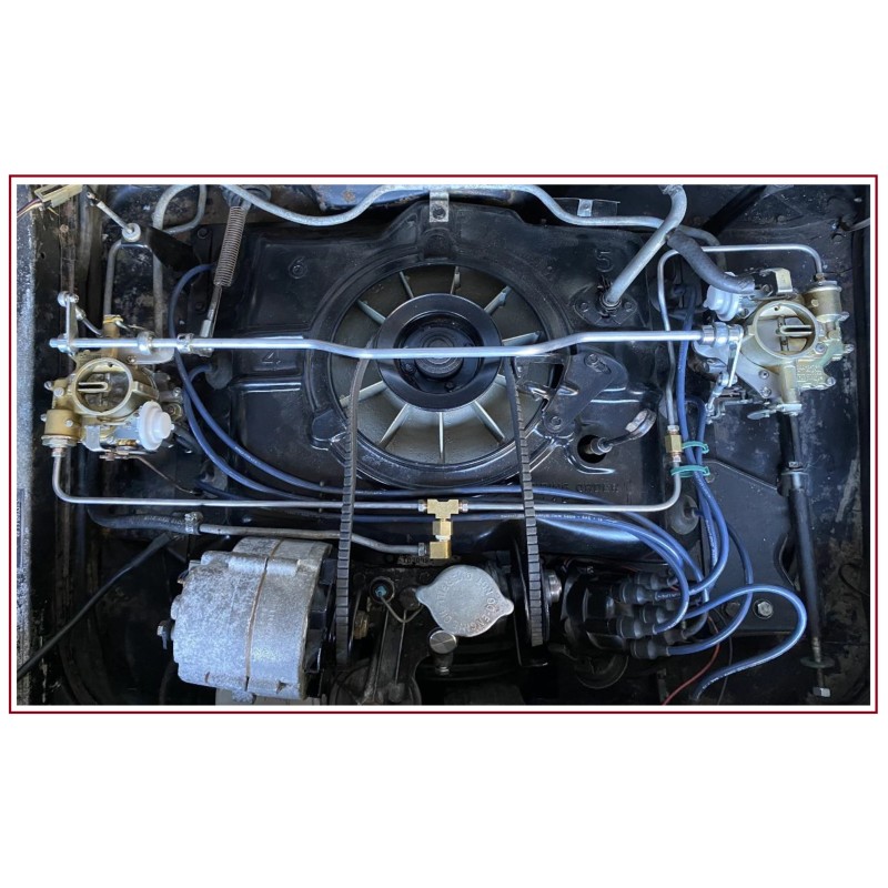 NEW CARBURETOR THROTTLE LINKAGE KIT - 2 CARBS