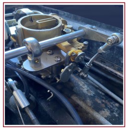 NEW CARBURETOR THROTTLE LINKAGE KIT - 2 CARBS