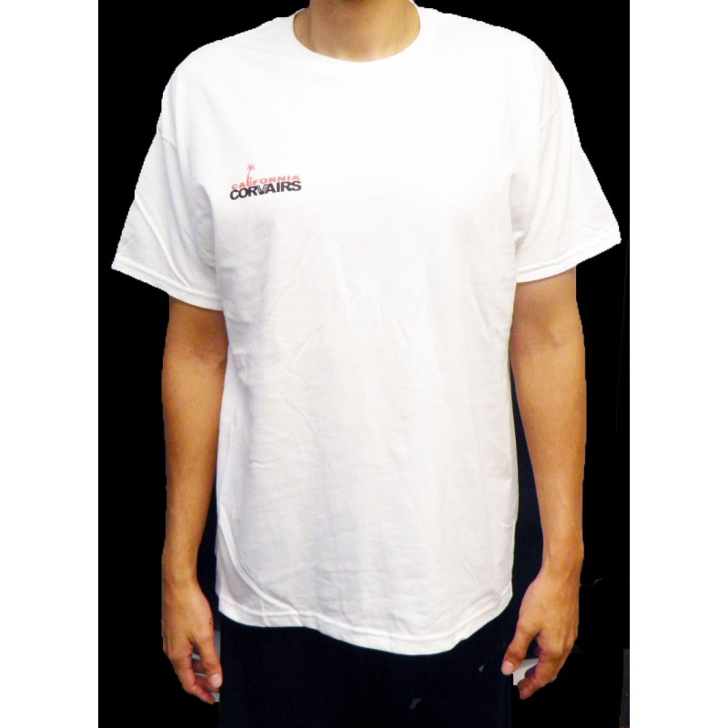 WHITE CALIFORNIA CORVAIRS T-SHIRT - LARGE