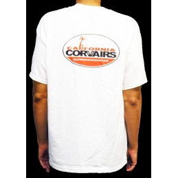 WHITE CALIFORNIA CORVAIRS T-SHIRT - 2XL LARGE