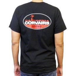 BLACK CALIFORNIA CORVAIRS T-SHIRT - 2X LARGE