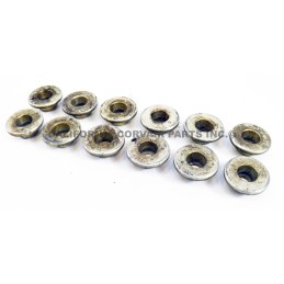 USED SET ALUMINUM VALVE RETAINERS