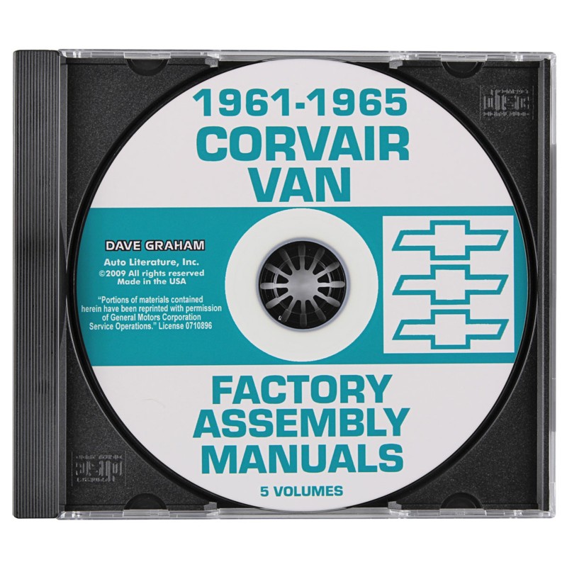 NEW DIGITAL 1961-65 VAN ASSEMBLY MANUALS
