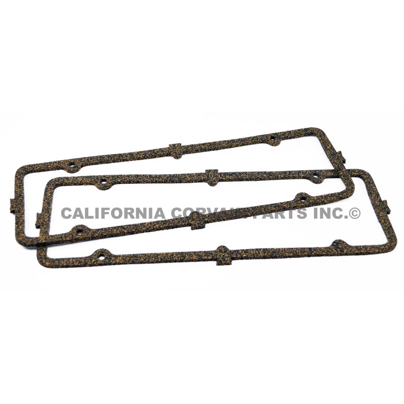 SET (2) VALVE COVER GASKETS- RUBBERIZED CORK