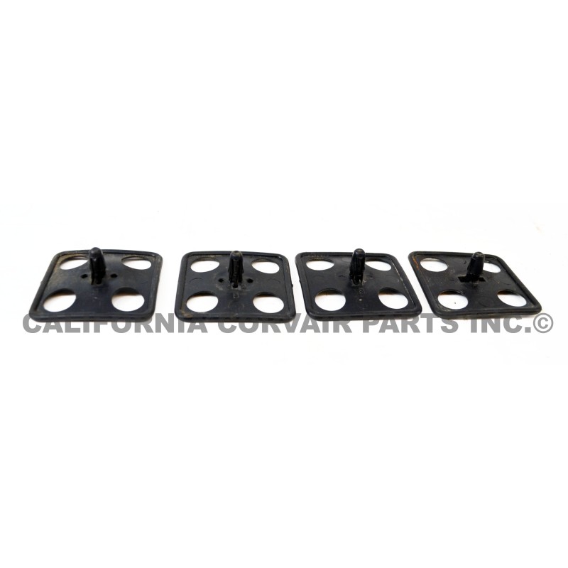 NEW SET (4) ENGINE LID INSULATION RETAINERS - 1965-69