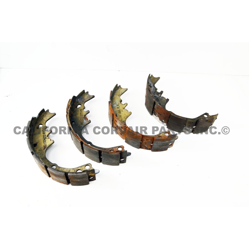 USED DELCO METALLIC REAR BRAKE SHOES - 1965-69