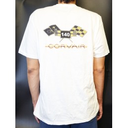 WHITE CALIFORNIA CORVAIR SUNRISE LOGO - 2X LARGE