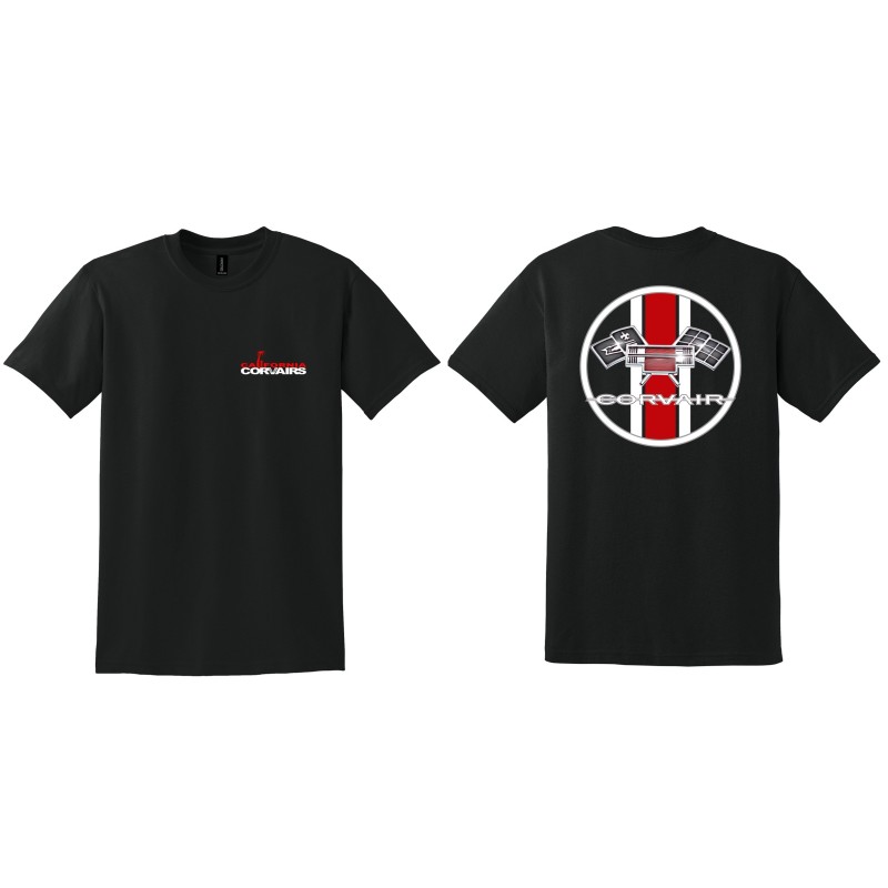 BLACK CALIFORNIA CORVAIRS & EARLY MODEL LOGO - 2X LARGE