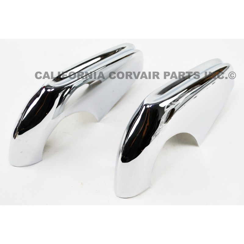 RECHROMED REAR BUMPER GUARDS - 1960-64