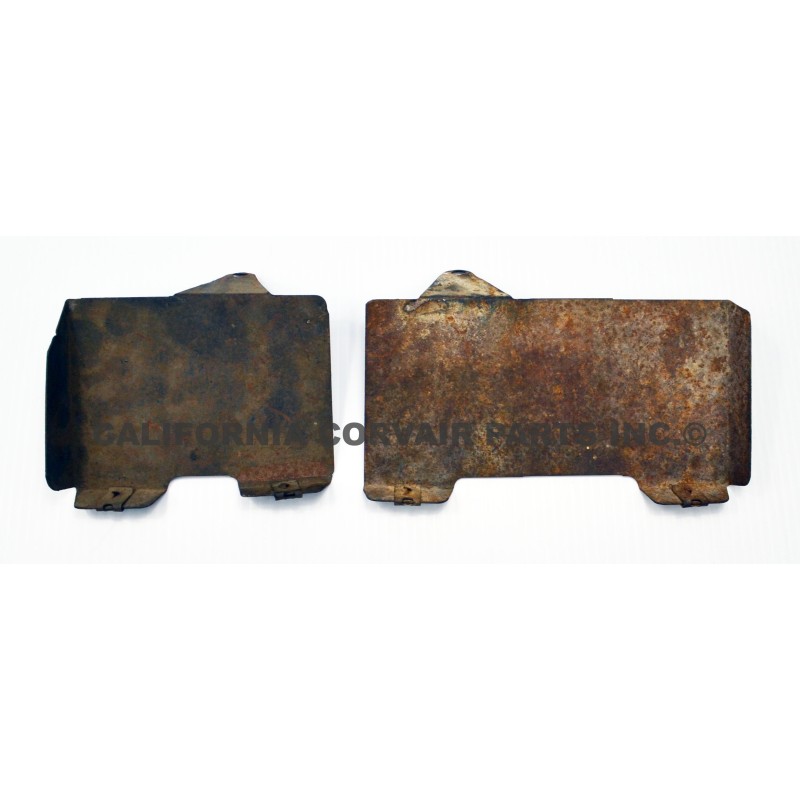 USED SET (2) REAR GRILLE GRAVEL GUARDS - 1964