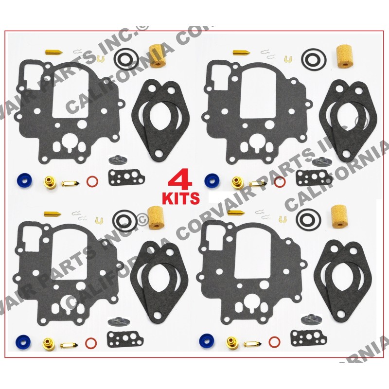 FOUR (4) CARBURETOR REBUILD KITS