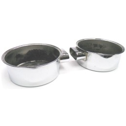 SET CHROME PLATED AIR FILTER BASES - 1962-63