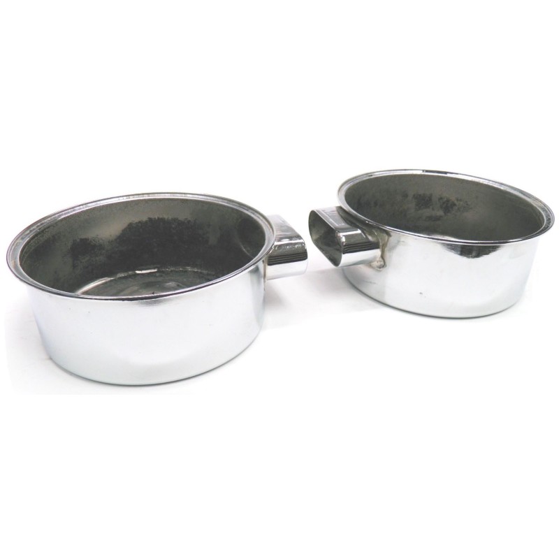 SET CHROME PLATED AIR FILTER BASES - 1962-63
