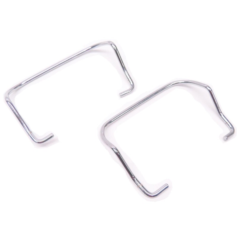 SET CHROME PLATED AIR CLEANER RETAINERS