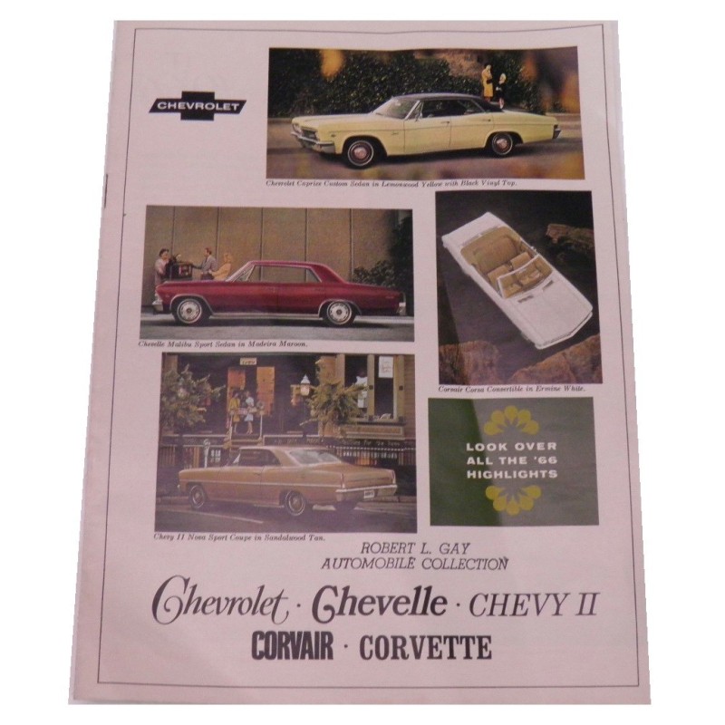 USED HIGHLIGHTS BROCHURE - 1966