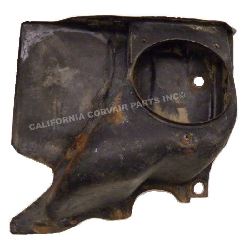 USED 1961-63 ENGINE FRONT HEATER DUCT - LEFT SIDE