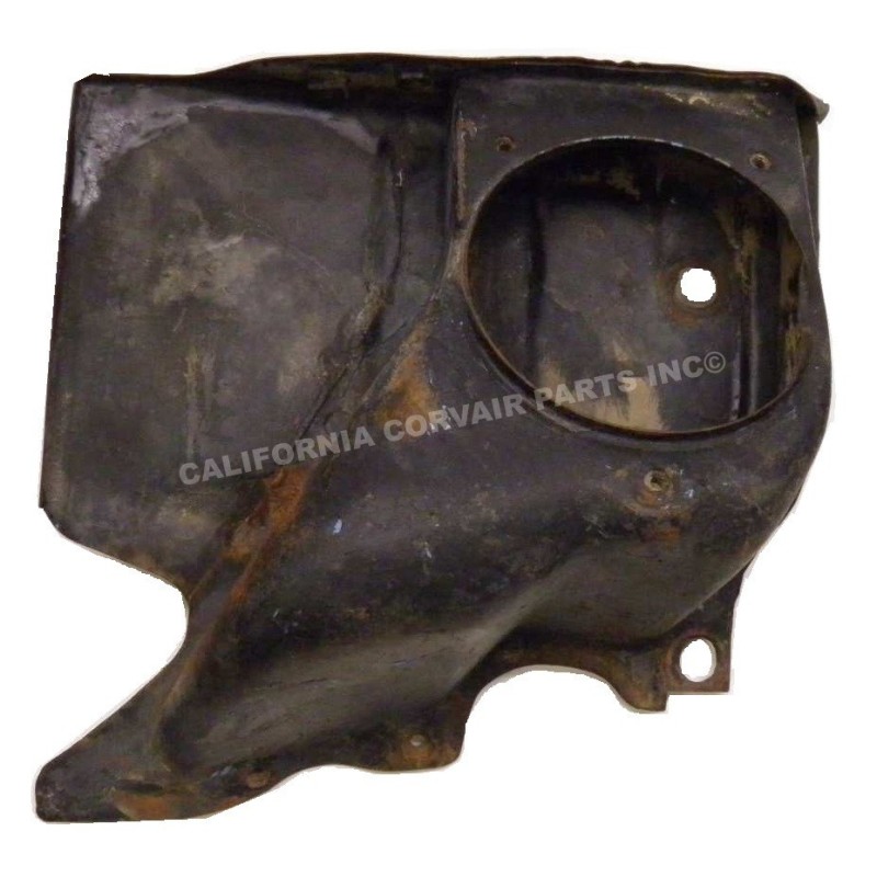 USED 1964-69 ENGINE FRONT HEATER DUCT - LEFT SIDE