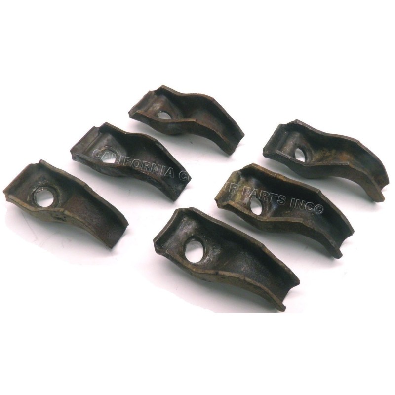 USED SET (6) EXHAUST MANIFOLD CLAMPS