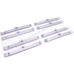 SET (8) POWDER COATED VALVE COVER CLAMPS
