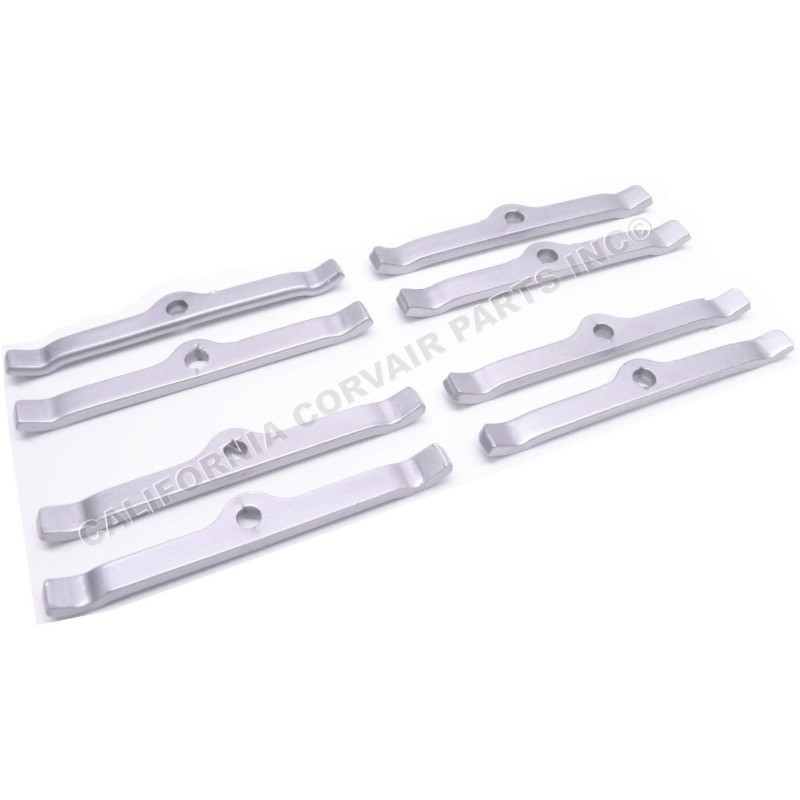 SET (8) POWDER COATED VALVE COVER CLAMPS