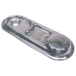 CHROME PLATED SPARE LOCK PLATE