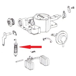 NEW ACCELERATOR PUMP SPRING & RETAINER