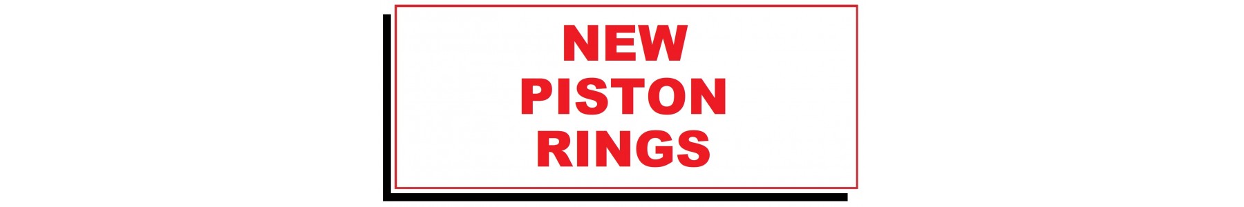 NEW PISTON RINGS