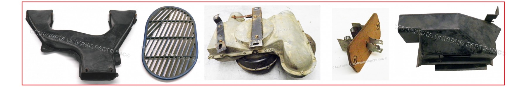 USED 1965-69 HEATER & VENT PARTS